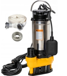 Kalové čerpadlo IBO WQF 1100W 30000l/h s požární hadicí 30m