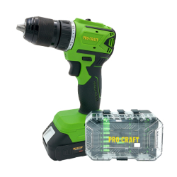 Aku vrtací šroubovák Procraft SPA18LiN se sadou bitů IBS-41
