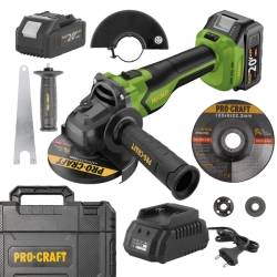 Procraft aku sada nářadí 20V 5dílů s baterií a nabíječkou