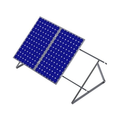 Držák solárního panelu trojúhelníkový VELKÝ, konstrukce na rovnou střechu, nastavitelný