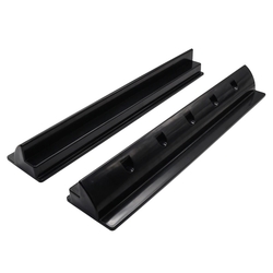 Držáky plastové LONG 68 cm pro uchycení solárních panelů - černé (2ks sada)