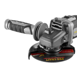 Aku bruska Procraft Industrial AG125B + 10x+4x+5x kotouč, rychloupínací matice