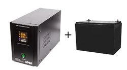 Záložní zdroj 700W s baterií 100Ah