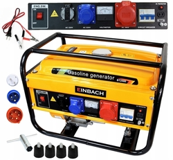 Elektrocentrála 2,8Kw 12V 230V 400V 7,5 HP AVR+