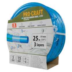 Zahradní hadice 3vrstvá 3/4" 25m PROCRAFT PR-3KGH1925