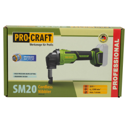 Aku nůžky na plech Procraft SM20 bez baterie a nabíječky