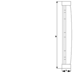 SIEMENS 5TG1323 3-rámeček pro tlačítka DELTA style