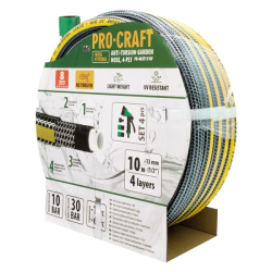 Zahradní hadice 4vrstvá 1/2" 10m PROCRAFT PR-4KAT1310F