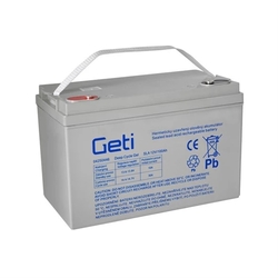 GETI GEL 100-12 gelový akumulátor 12V/100Ah životnost až 12let