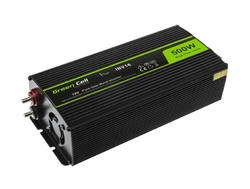 Měnič napětí  Green Cell 12V/230V 500W čistý sinus