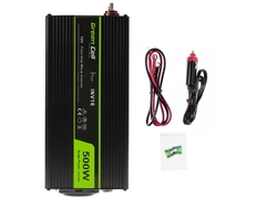 Měnič napětí  Green Cell 12V/230V 500W čistý sinus