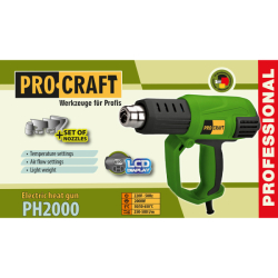 Pistole horkovzdušná Procraft PH2000 2000W