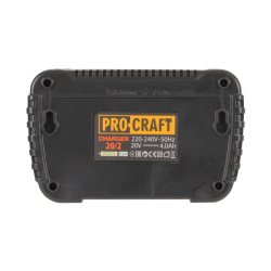 Sada 2x 20V 4Ah Procraft 20/4 Turbo a nabíječka 20/2