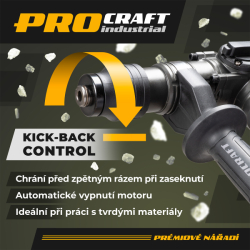 Aku vrtací kladivo Procraft Industrial HD20A
