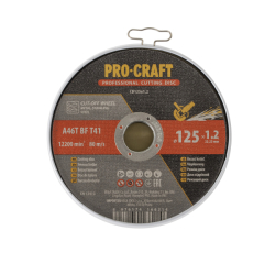 Sada řezných kotoučů Procraft CD125x1.2b 125 mm 1,2 mm 10 ks