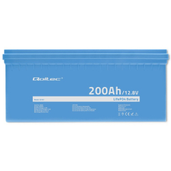 Qoltec lithium baterie LiFePO4 12,8V/200Ah 2560Wh