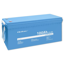 Qoltec lithium baterie LiFePO4 25,6V/100Ah 2560Wh