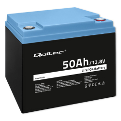 Qoltec lithium baterie LiFePO4 12,8V/50Ah 640Wh