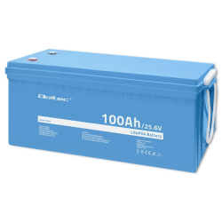 Qoltec lithium baterie LiFePO4 25,6V/100Ah 2560Wh