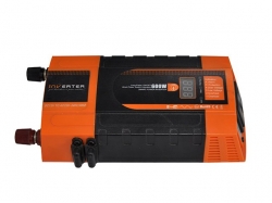 Měnič napětí Carspa PID600-12 12V/230V+2xUSB 600W, modifikovaná sinus, digitální display, vhodný do auta