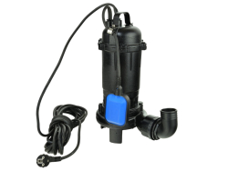 Kalové čerpadlo 3150W 20 000l/h s červenou hadicí 30m, drtič