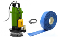 Ponorné čerpadlo 15000l/h s PVC hadicí 30m