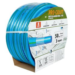 Zahradní hadice 3vrstvá 3/4" 50m PROCRAFT PR-3KGH1950