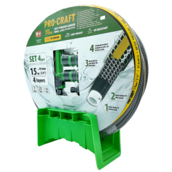 Zahradní hadice 4vrstvá 3/4" 15m PROCRAFT PR-4KAT1915F