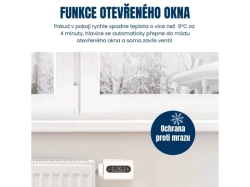 Chytrá termostatická hlavice Wifi Tuya 