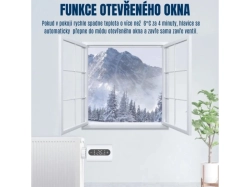 Chytrá termostatická hlavice Wifi Tuya 