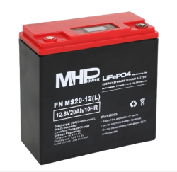 MHPower MS20-12(L) baterie LiFePO4 12V/20Ah, terminál LC1 - M5