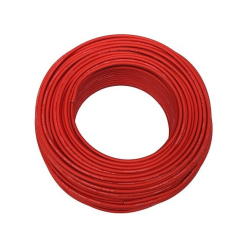 Solární kabel měděný 1x6mm2 - červený, 100m balení