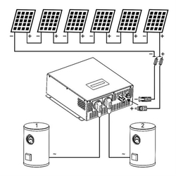 Invertor pro solární ohřev vody MPPT-3000 3,5kW PRO