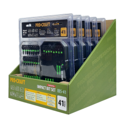 Sada rázových bitů Procraft IBS-41, S2, 41 ks