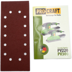 Vibrační bruska Procraft PV300, 300W 12000 ot/min