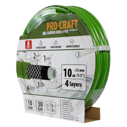 Zahradní hadice 4vrstvá 1/2" 10m PROCRAFT PR-4GH1310