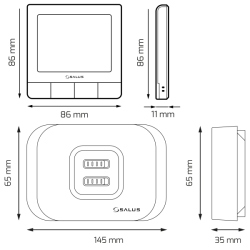 Wifi termostat SALUS IT700