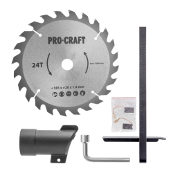 Pila kotoučová PROCRAFT KR1400 5000 ot/min 185mm
