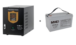 Záložní zdroj 1600W s gelovou baterií 12V 100Ah