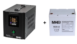 Záložní zdroj MHPower 500W s gelovou baterií 55Ah Deep Cycle