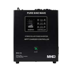 Záložní zdroj MHPower MSKD 1200W 12V čistý sinus, solární regulátor MPPT