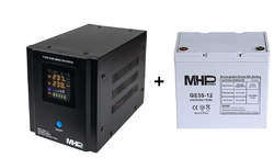 Záložní zdroj MHPower 300W s gelovou baterií 55Ah Deep Cycle