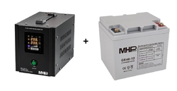 Záložní zdroj MHPower 500W s gelovou baterií 40Ah Deep Cycle