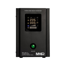Záložní zdroj MHPower 800W MPU-800-12, UPS, čistý sinus, 12V
