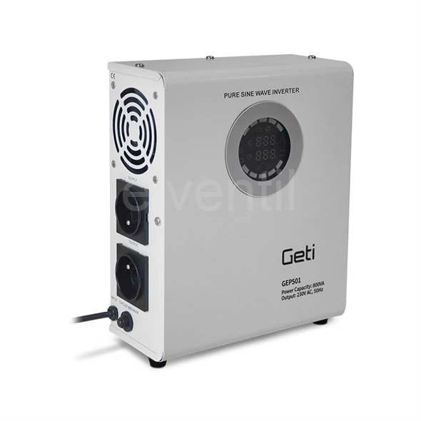 Záložní zdroj Geti 500W nástěnný s VRLA baterií 55Ah