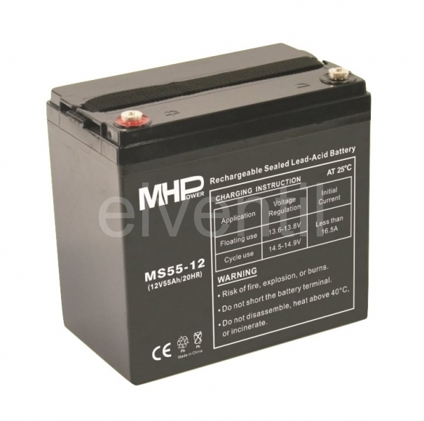 Olověná baterie MHPower 55Ah