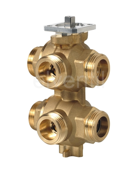 SIEMENS VWG41.20-2.5-4.25 6-cestný regulační kulový ventil