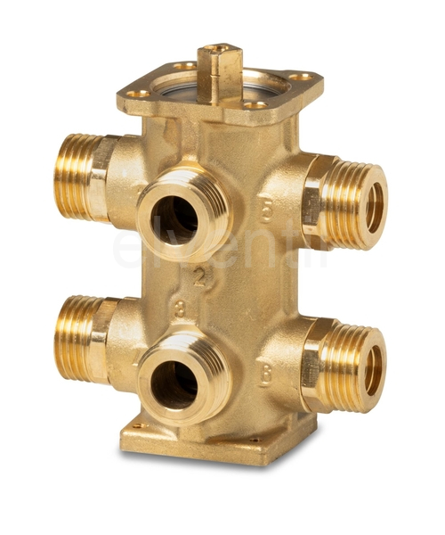 SIEMENS VWG42.10-1.3-1.95 6-cestný regulační kulový ventil