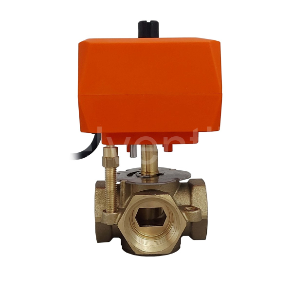 Třícestný směšovací ventil 1 1/4" s elektrickým pohonem AM83 230V 6s
