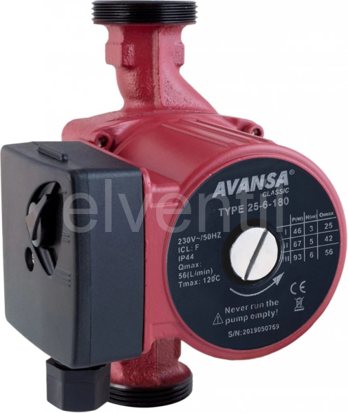 AVANSA 25-60 180 cirkulační čerpadlo